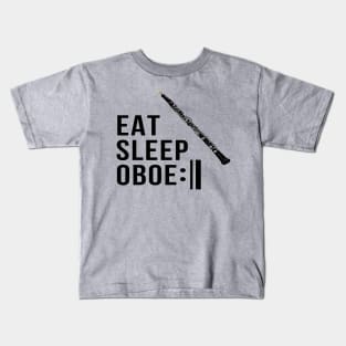 Eat Sleep Oboe Repeat Oboist Funny Kids T-Shirt